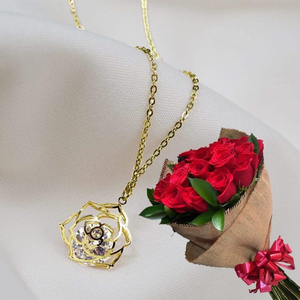 Cadena Rosa 3D +  Adicional